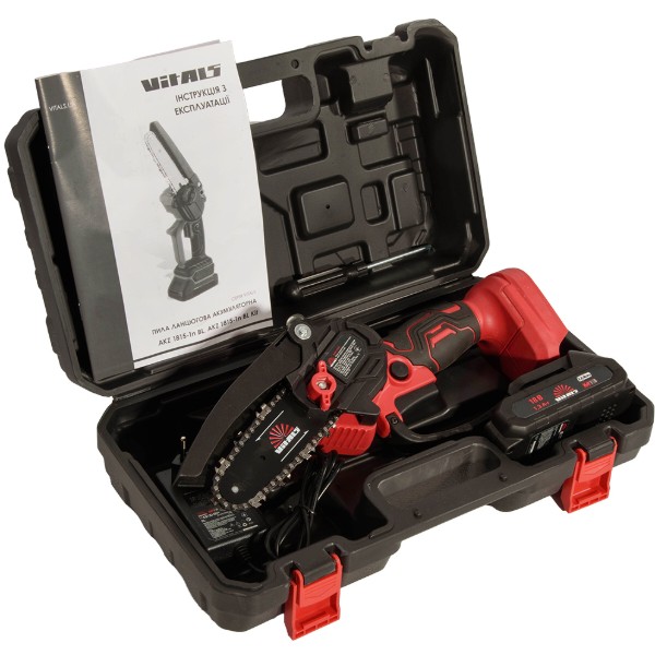 Фото - Цепная пила аккумуляторная VITALS AKZ 1810-1n Kit
